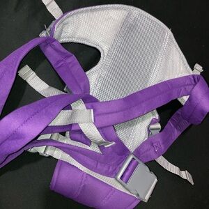 Vibrant Purple and Gray Kids Safety Harness